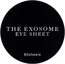 Увлажняющие антивозрастные патчи для сухой кожи - Kor Japan The Exosome Eye Sheet Black  — фото N1