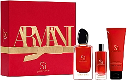 Духи, Парфюмерия, косметика Giorgio Armani Si Passione - Набор (edp/100ml + edp/15ml + b/lot/75ml)