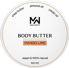 Парфумерія, косметика Батер для тіла "Манго-лайм" - Mak & Malvy Body Butter