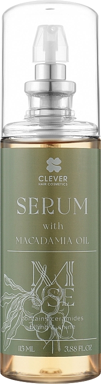 Сироватка для волосся з олією макадамії - Clever Hair Cosmetics M-USE Serum With Macadamia Oil — фото N1