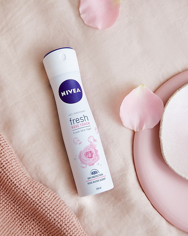Дезодорант-спрей - NIVEA Fresh Rose Touch Anti-Perspirant Deo Spray — фото N3