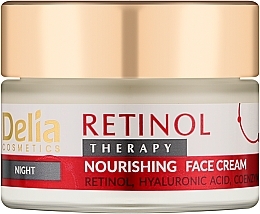 Духи, Парфюмерия, косметика Ночной крем для лица - Delia Retinol Therapy Nourishing Night Face Cream