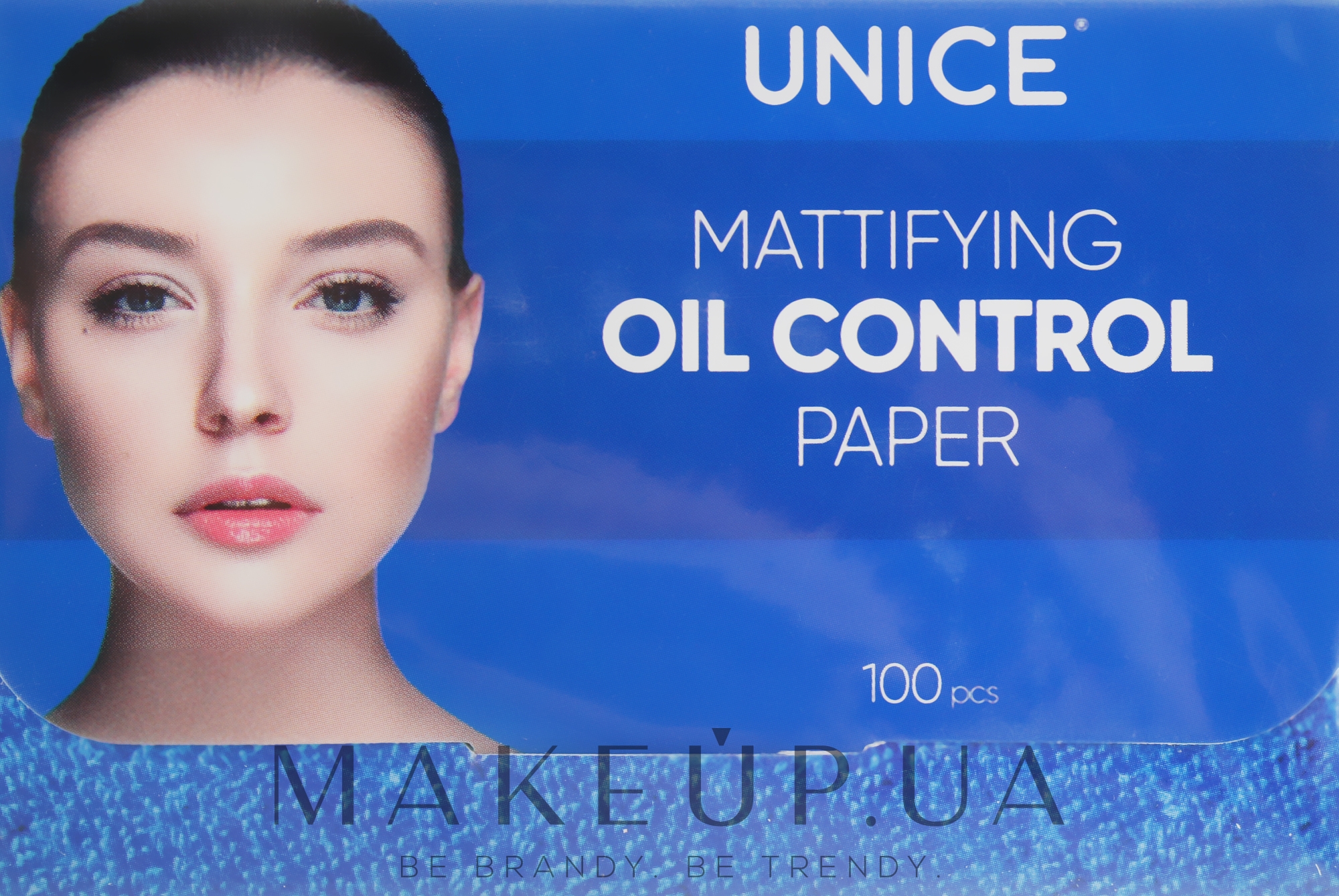 Матирующие салфетки для лица - Unice — фото 100шт