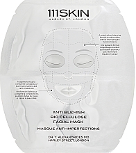 Заспокійлива двосегментна маска для обличчя - 111Skin Anti Blemish Bio Cellulose Facial Mask — фото N1