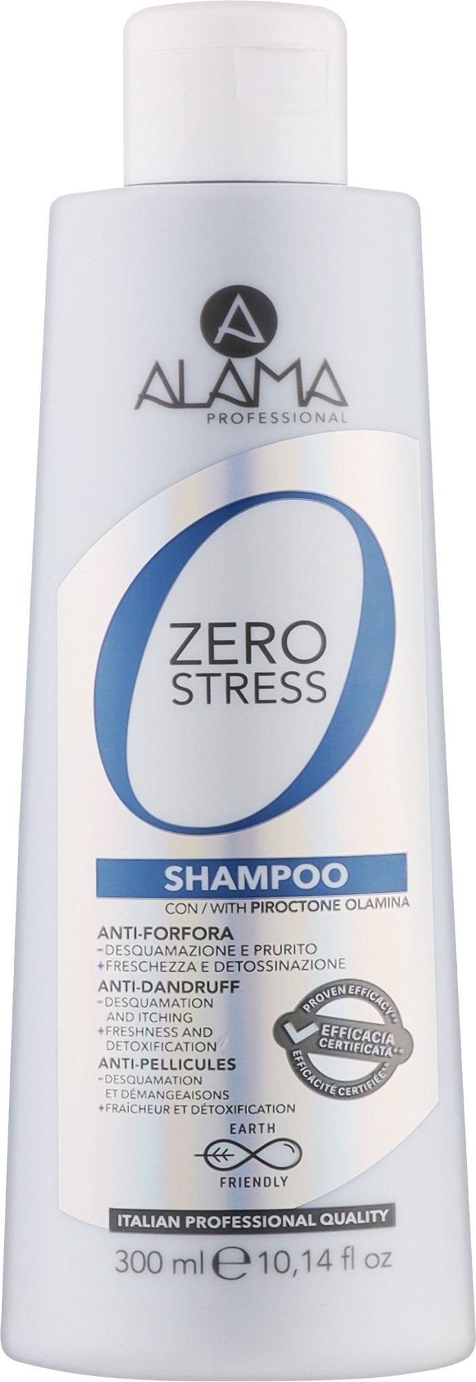 Шампунь для волос против перхоти - Alama Zero Stress Shampoo Anti-Dandruff — фото 300ml