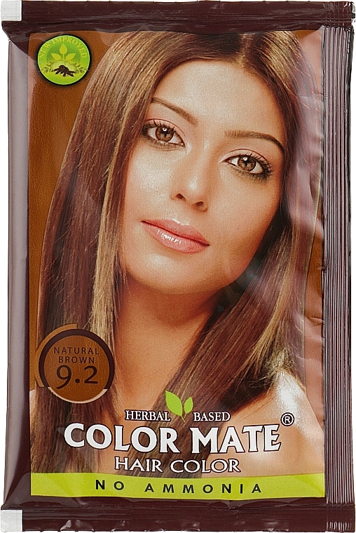 УЦЕНКА Натуральная краска для волос на основе хны - Color Mate Hair Color * — фото N3