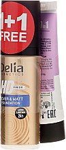 Духи, Парфюмерия, косметика Набор - Delia Cosmetics 42 Beige (found/30ml + cr/30ml)