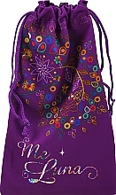 Менструальна чаша з ніжкою, розмір XL, темно-фіолетова - MeLuna Sport Shorty Menstrual Cup Stem — фото N3