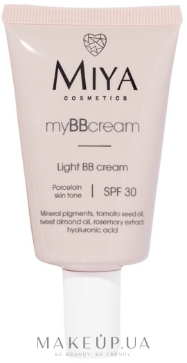 ВВ-крем для обличчя - Miya Cosmetics My BB Cream SPF30 — фото Porcelain Skin Tone