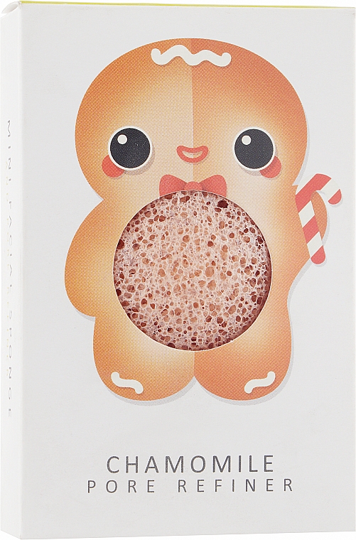 Спонж для лица "Имбирный пряник" - The Konjac Sponge Co Gingerbread Man — фото N2