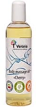 Масажна олія для тіла "Cherry" - Verana Body Massage Oil — фото N1