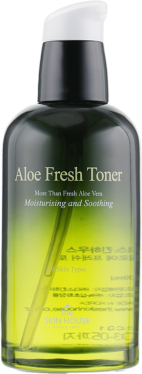 Увлажняющий тонер с экстрактом алоэ - The Skin House Aloe Fresh Toner — фото N2