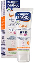 Духи, Парфюмерия, косметика Детский крем для защиты лица - Instituto Espanol Babe Protective Facial Cream SPF20