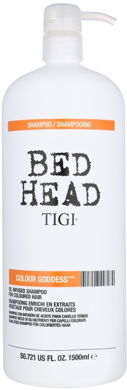 Усиливающий цвет шампунь - Tigi Bed Head Colour Goddess Oil Infused Shampoo — фото N6