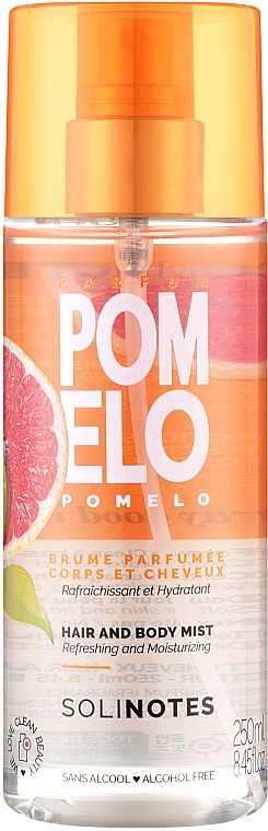 Solinotes Pomelo - Мист для волос и тела — фото N1