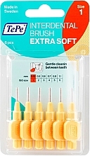 Набір міжзубних йоржиків "Extra Soft", 0.45 мм - TePe Interdental Brush Extra Soft Size 1 — фото N1