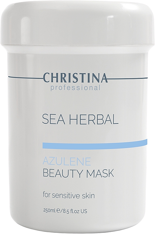 Азуленовая маска красоты для чувствительной кожи - Christina Sea Herbal Beauty Mask Azulene — фото N3