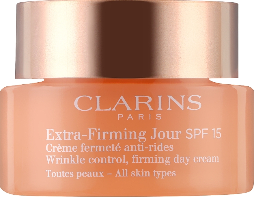 Дневной крем - Clarins Extra-Firming Wrinkle Control Day Cream SPF 15 (сменный блок) — фото N1