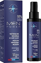 Парфумерія, косметика Натуральний зміцнювальний лосьйон для шкіри голови та волосся - 4Organic Men Power