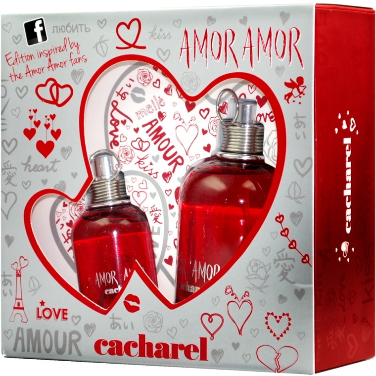 Cacharel Amor Amor - Набор (edt/100ml + edt/30ml) — фото N1