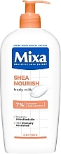 Духи, Парфюмерия, косметика Питательное молочко с маслом ши для сухой кожи тела - Mixa Shea Nourish Body Milk