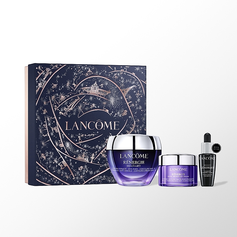 Набор - Lancome Advanced Genifique (ser/10ml + cr/15ml + cr/50ml) — фото N1