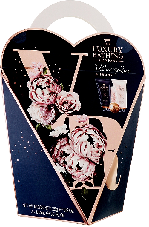 Набір, 4 продукти - Grace Cole The Luxury Bathing Velvet Rose & Peony — фото N1