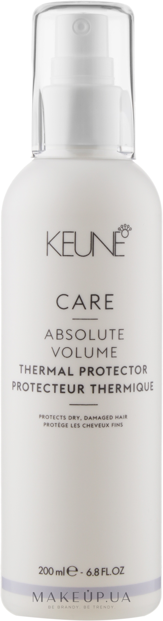 Термозащита для волос "Абсолютный объем" - Keune Care Absolute Volume Thermal Protector Spray — фото 200ml