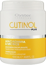 Маска для неслухняного волосся - Oyster Cutinol Plus Macadamia & Monoi Oil Discipline Mask — фото N2