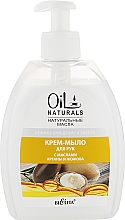 Парфумерія, косметика Крем-мило для рук з маслом аргана і жожоба - Bielita Oil Naturals