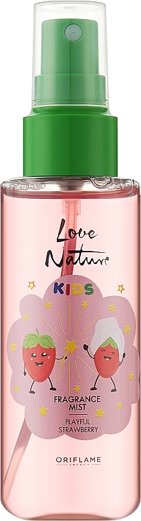 ПОДАРУНОК! Дитячий спрей для тіла - Oriflame Love Nature Kids Mist Playful Strawberry — фото N1