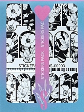Парфумерія, косметика Дизайнерські наклейки для нігтів "Wraps S-00003" - StickersSpace 