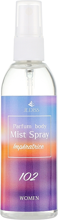 Міст-спрей для тіла та волосся - Jediss Parfum Body Mist Spray 102 Imperatrice — фото N1