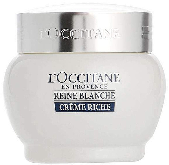 Зволожувальний крем для обличчя - L'Occitane Reine Blanche Rich Cream — фото N1