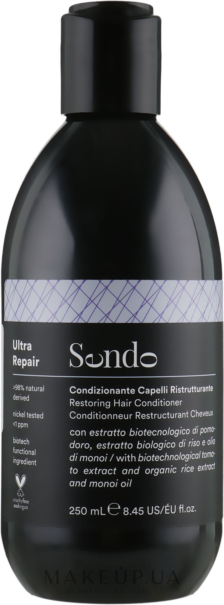 Кондиционер восстанавливающий для поврежденных волос - Sendo Ultra Repair Restoring Hair Conditioner — фото 250ml