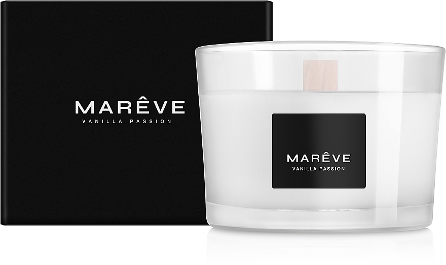 Ароматическая веганская свеча "Vanilla Passion" - MAREVE — фото N1