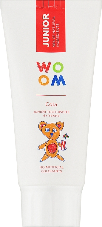 Детская зубная паста - Woom Junior Cola Toothpaste — фото N1