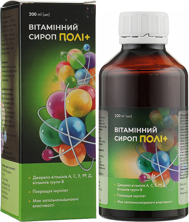 Витаминный сироп Поли+ - Fito Product — фото N2
