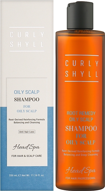 Шампунь для шкіри голови, схильної до жирності - Curly Shyll Root Remedy Oily Scalp Shampoo — фото N2
