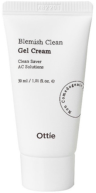 Крем-гель для проблемной кожи - Ottie Blemish Clean Gel Cream (мини) — фото N1