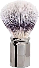 Парфумерія, косметика Помазок для гоління з рутенієвим покриттям - Plisson Shaving Brush