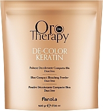 Знебарвлювальний порошок для волосся - Fanola Oro Therapy De Color Keratin — фото N1