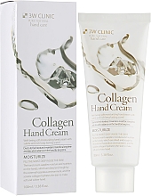 Крем для рук, з колагеном "Пружність і глибоке зволоження" - 3W Clinic Collagen Hand Cream — фото N1