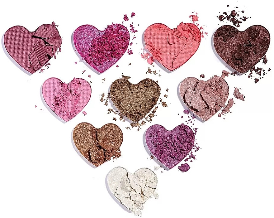 Палетка тіней для повік - I Heart Revolution Heartbeats Eyeshadow Palette — фото N4