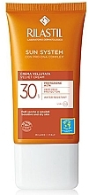 Духи, Парфюмерия, косметика Бархатистый солнцезащитный крем - Rilastil Sun System Velvet Cream SPF30