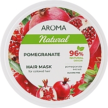 Парфумерія, косметика Маска для волосся "Гранат" - Aroma Natural Hair Mask Pomegranate