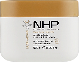 Живильна відновлювальна маска для волосся - NHP Nutri Argan — фото N3