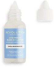 Парфумерія, косметика Нічний лосьйон проти недоліків шкіри - Makeup Revolution Skincare Overnight Blemish Lotion