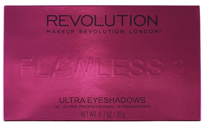 Палетка теней для век, 32 оттенка - Makeup Revolution Ultra 32 Shade Palette Flawless 2 — фото N3