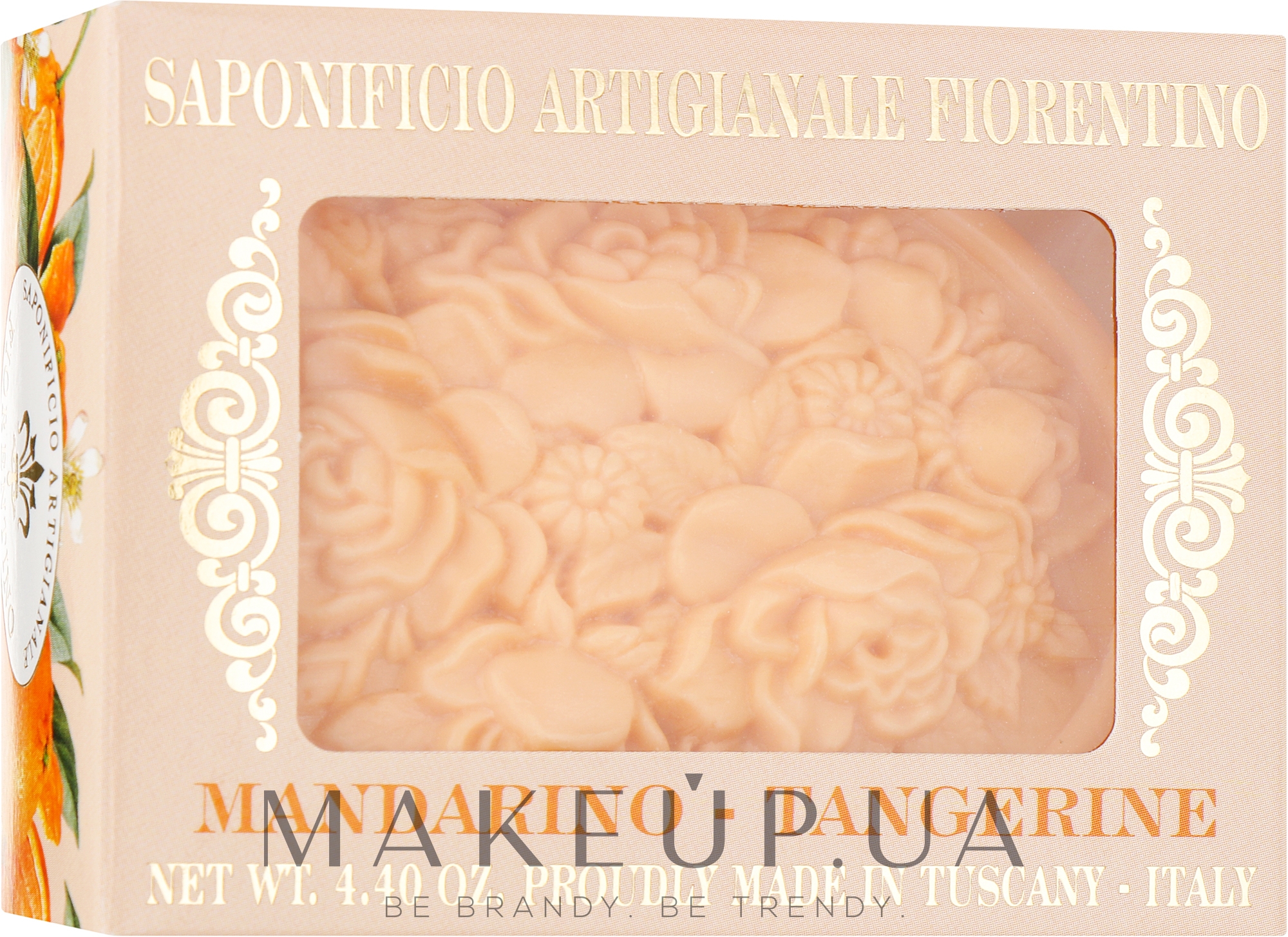 Мыло натуральное "Мандарин" - Saponificio Artigianale Fiorentino Botticelli Mandarin Soap — фото 125g